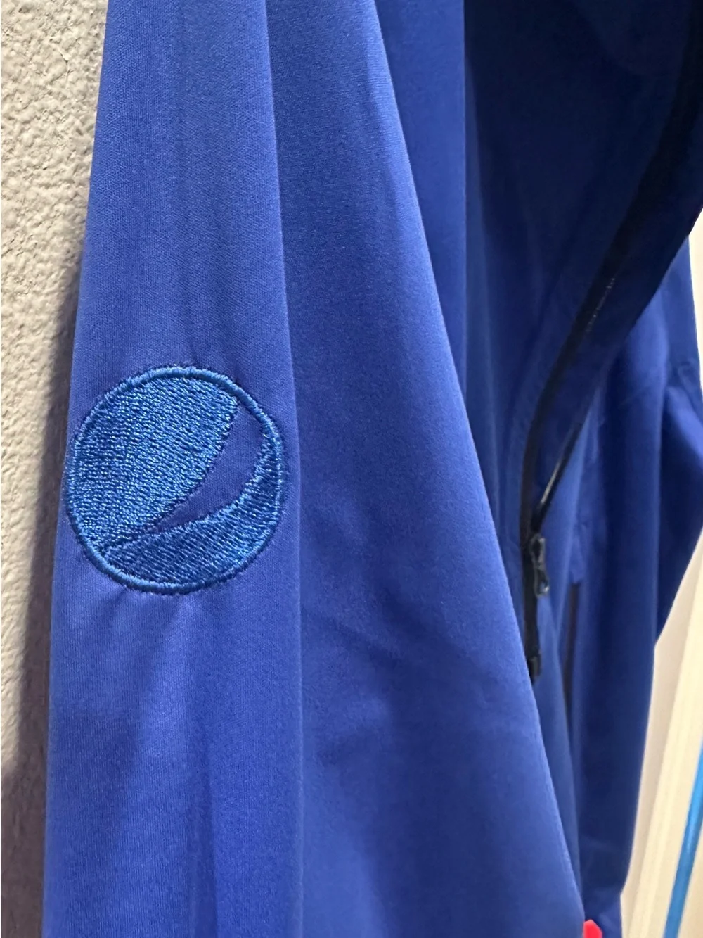 The North Face Royal Blue Hooded Windbreaker Jacket